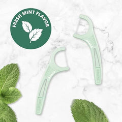 Plackers Micro Mint Freshens Breath, Dental Flossers Mint