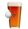 Image of Stuck In Glass Beer Mug Golf Embedded Creative Wine Glass