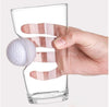 Image of Stuck In Glass Beer Mug Golf Embedded Creative Wine Glass