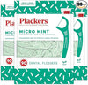 Image of Plackers Micro Mint Freshens Breath, Dental Flossers Mint