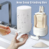 Image of Soap Grinder Dispenser Soap Box Wall Mounted Dry Organizer Box Soap Powder Grinding Box For Restaurant Kitchen Office Gyms Hotel