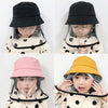 Image of Child Protection Products Hot Buy Anti-spitting Protective Hat Dustproof Cover Kids Boys Girls Fisherman Hat