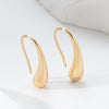 Image of Geometric Metal Glossy Surface Ear Hook