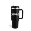 Image of Coffee CUP 40 Oz Tumbler With Handle Straw Insulated, Stainless Steel Spill Proof Vacuum Coffee Cup Tumbler With Lid Tapered Mug Gifts For Valentine Lover Suitable For Car Gym Office Travel